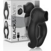Black&Silver COCK RING VIBRATING & LICKING SILICONE RECHARGEABLE BLACK