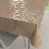 Biante Zamatový obdĺžnikový obrus Isabela IBL-016 Zlatý mramor na púdrovo béžovom 80x120 cm
