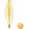 Zlatá LED žiarovka - XXL CROISSANT BT120 - 8.5W, E27, Stmievateľná, 2000K, 600lm | Daylight Italia