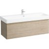 Kúpeľňová skrinka pod umývadlo Laufen PRO S 116x39,5x45 cm dub H4835610964791