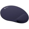 Podložka pod myš ergonomická gelová Natec MARMOT, tmavě modrá, 245x225 mm NPF-2182