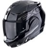 Moto přilba SCORPION EXO-TECH EVO TRAVELLER černo/bílá - Velikost S