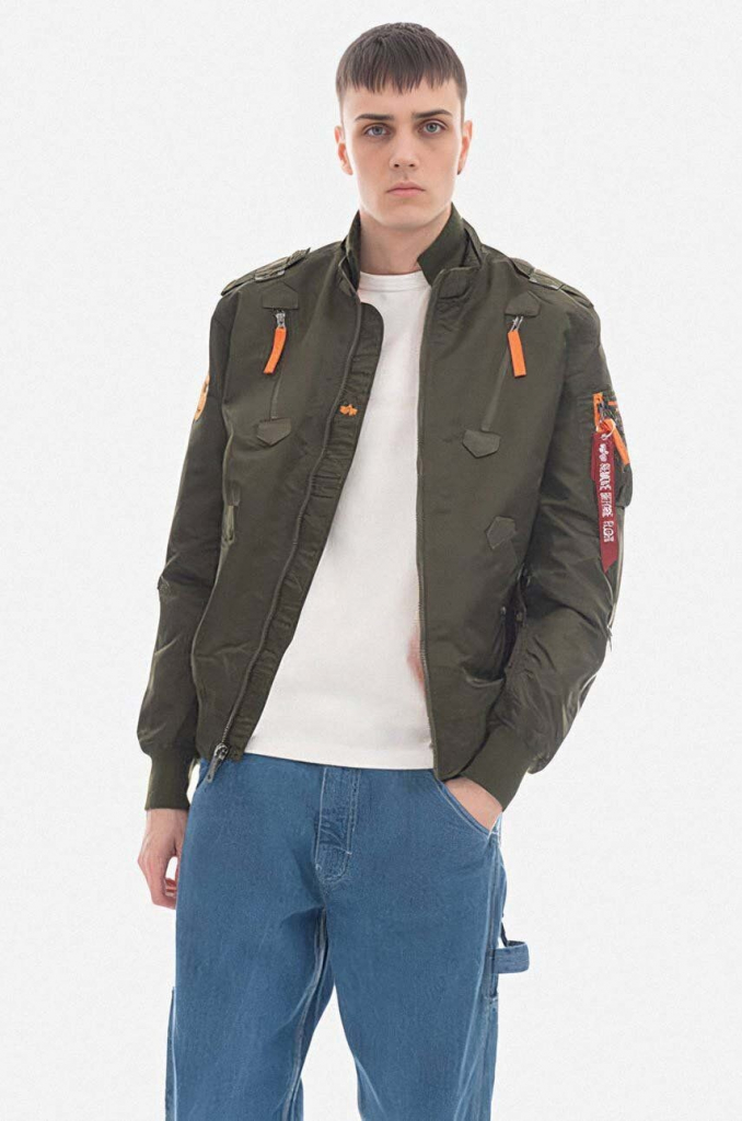 Alpha Industries Falcon II 156109.257-green pánska zelená prechodná 156109 257