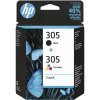 HP 6ZD17AE - originálna cartridge HP 305, čierna + farebná, 2x2ml