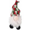 Magic Cat trpaslík zeleno-červená čiapka s catnipom 15 cm