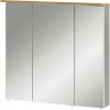 Zrkadlová skrinka s osvetlením Möbelpartner Profil 70,5 x 16 x 72,3 cm šedá