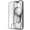Hama Super Hybrid, nerozbitné ochranné sklo na displej pre Apple iPhone 15, licencia D3O - HAMA 222735