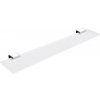 Nimco Kibo - Polička, dĺžka 60 cm, matné sklo/chróm Ki 14091B-60-26