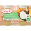 Babybio Brassé z kokosového mlieka mango ananás 2 x 130 g