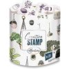Pečiatky Creative Stamp Rastliny, 21 ks