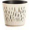 Prosperplast kvetináč 15,8cm SANDY ROUND DSR160-CY728 krémový plastový PROSPERPLAST