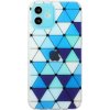 AppleKing mäkký kryt so vzorom vitráže pre iPhone 12 mini - modrý - možnosť vrátiť tovar ZADARMO do 30tich dní