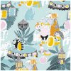 Havi Servítky Moomin Satumuumi 33x33cm, 20ks / tyrkysové
