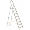 ALVE Jednostranné schodíky hliníkové 1918 HOBBY 8 stupňov 1,62 m