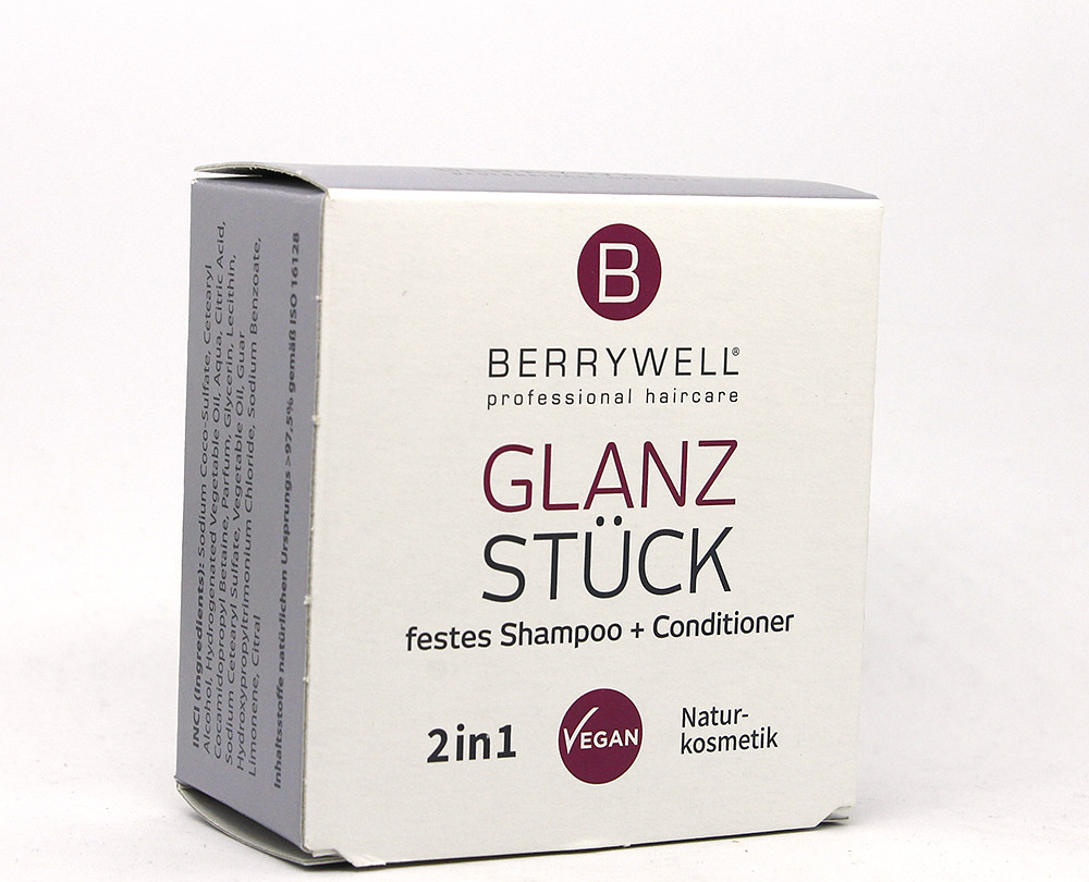 Berrywell Glanz Stück Fastes Shampoo + Conditioner 80 g