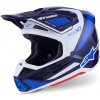 ALPINESTARS prilba SM7 RISE modrá/biela 2026 - L