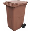 Plastová nádoba na odpad ELKOPLAST 240 l - hnedá C