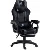 Herné kreslo Ecarla KO23CZ umelá koža čierne
