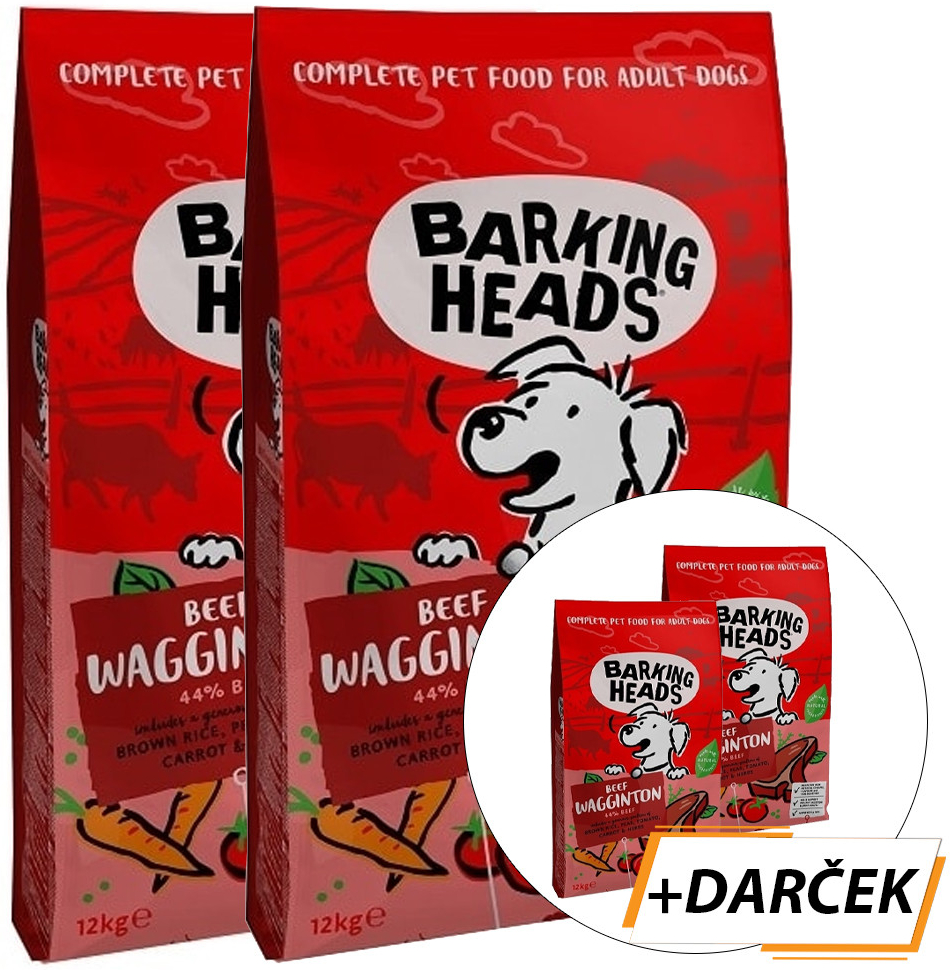 Barking Heads Beef Waggington 2 x 14 kg