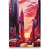 Vymalujsisam.sk Maľovanie podľa čísiel - Svitanie v meste Veľkosť: 40x60cm, Rám: Bez rámu, iba zrolované plátno