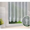 Eurofirany, Vitrážková záclona metrážová, Levanduľa biela, 160 cm