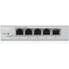 ZyXEL GS1200-5HP, 5-port Desktop Gigabit Web Smart switch: 5x Gigabit metal, 4x PoE (802.3at, 30W), PoE Power budget 60W GS1200-5HPv2-EU0101F