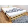 Posteľ masív Európa - PRÍRODNÁ 180x200 + matrace Vitality + rošt ZADARMO