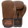 Boxerské rukavice - Octagon - Limitovaná Edícia PRO - koža - Old school - hnedé