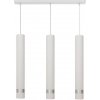 Helam | LED Luster na lanku TUBA 3xGU10/4,8W/230V biela/lesklý chróm | HE1296