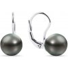 Náušnice z bieleho 14 kt zlata s Tahitskými perlami KLENOTA K0002032