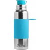 Nerezová fľaša do školy so športovým uzáverom Pura - aqua 850 ml