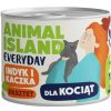 ANIMAL ISLAND Everyday Krůta a kachna pro koťata - mokré krmivo pro kočky - 185g