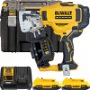 DEWALT 18V XR Aku pokrývačská klincovačka 19-45 mm, 2x 2,0 Ah DCN45RND2-QW