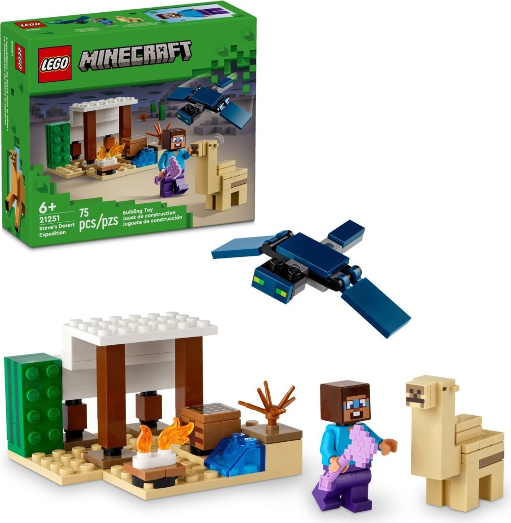 LEGO® Minecraft 21251 Steve a výprava do púšte