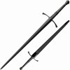 Vega Cold Steel 88ITSM MAA Italian Long Sword stredoveký meč 90 cm, celočierna, koža, puzdro