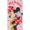 Faro Detská rýchloschnúca osuška s bordúrou MINNIE 70x140 cm ružová