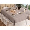 XPOSE® Obrus STRIPE - kávový 140x180 cm,