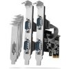 AXAGON PCEA-S4N, PCIe radič - 4x sériový port (RS232) 250 kbps, vrátane. LP 1023459