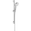 Hansgrohe Croma Select S - Sprchová súprava Vario EcoSmart 9 l/min 0,65 m, biela/chróm - 26563400
