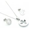 MSPERK Náhrdelník a náušnice z chirurgickej ocele s anjelom