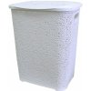 MEGA PLAST Mega Plast, Koš na prádlo MONAKO, 57 x 45 x 38 cm, bílý