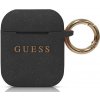 Guess Silikónový obal pre Apple AirPods GUACCSILGLBK