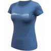 Dámske tričko s krátkym rukávom Sensor Merino Air Hills riviera blue XL