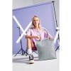 BagBase Plstená nákupná taška BG723 Grey Melange 37x41x11,5 cm