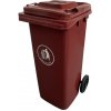 Odpadkový kôš 120L hnedý
