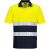 Portwest S175 Hi-Vis Ľahká reflexná polokošela žltá/modrá L