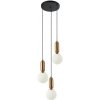 Italux ITALUX PND-02340-3S-BRO - Luster na lanku ALDEVA 3xE27/40W/230V čierna/bronz IT0398 + záruka 3 roky zadarmo + záruka 3 roky zadarmo