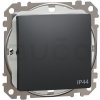 Schneider Electric Sedna Vypínač č.1, IP44, Antracit