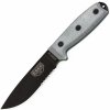 ESEE-4, Serrated Edge, Coyote Brown Sheath ESEE-4S