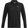 Pánske tričko Under Armour, PERFORMANCE 3.0 LS POLO čierna,sivá, L